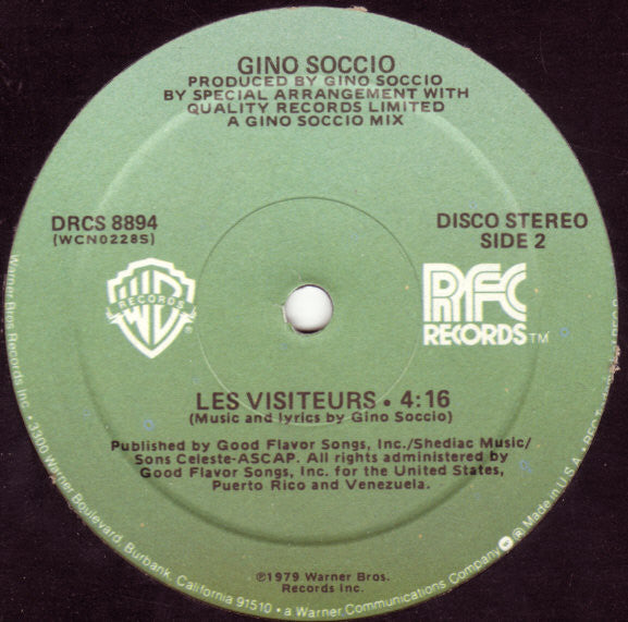 Gino Soccio : The Visitors (12")