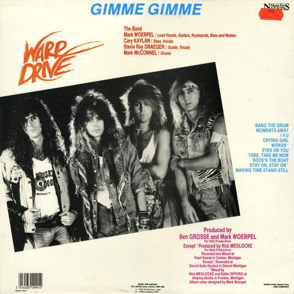 Warp Drive : Gimme Gimme (LP, Album)