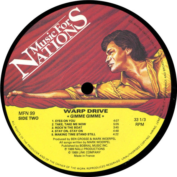 Warp Drive : Gimme Gimme (LP, Album)