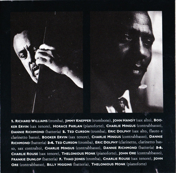 Charles Mingus / Thelonious Monk : Mingus - Monk (CD, Comp)