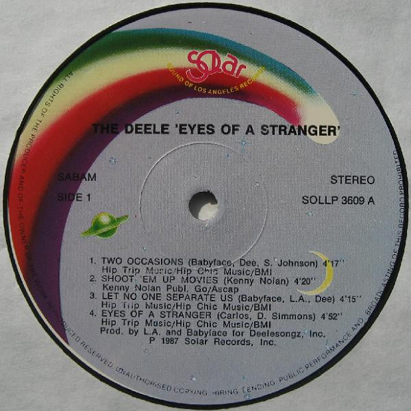 The Deele : Eyes Of A Stranger (LP, Album)