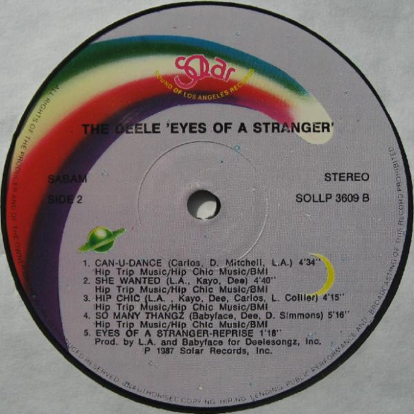 The Deele : Eyes Of A Stranger (LP, Album)