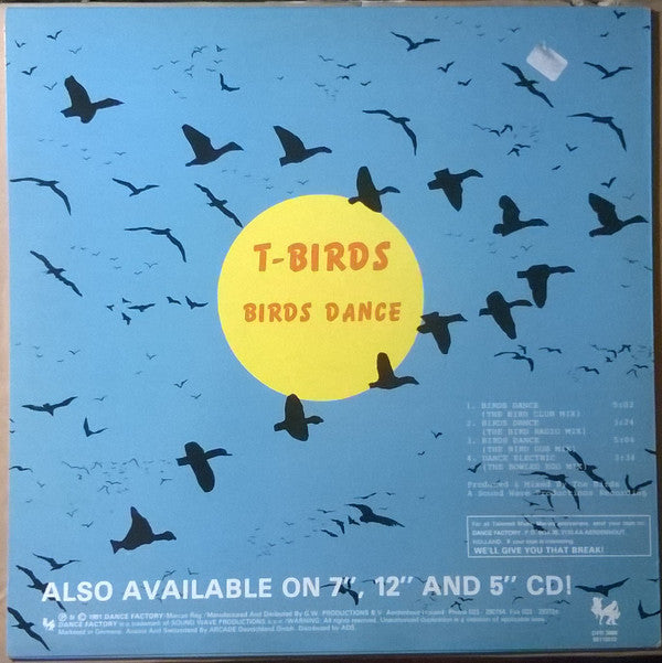 T-Birds : Birds Dance (12")