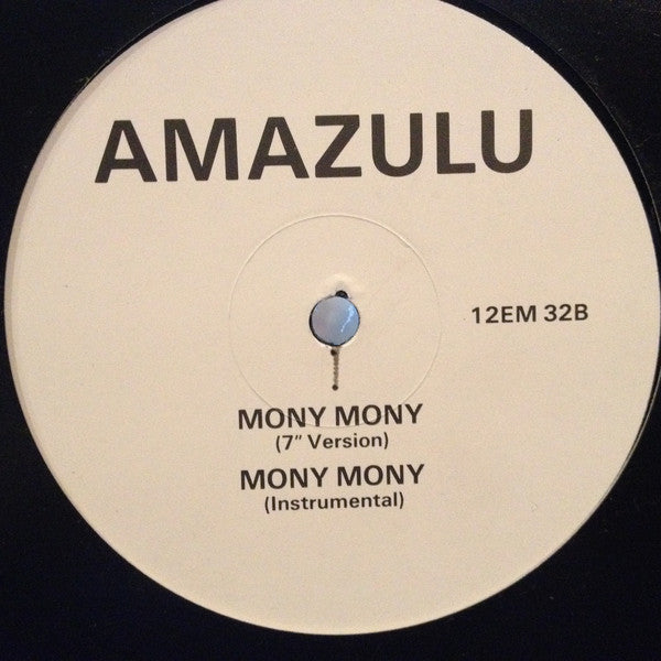 Amazulu : Mony Mony (12", Advance, Single)