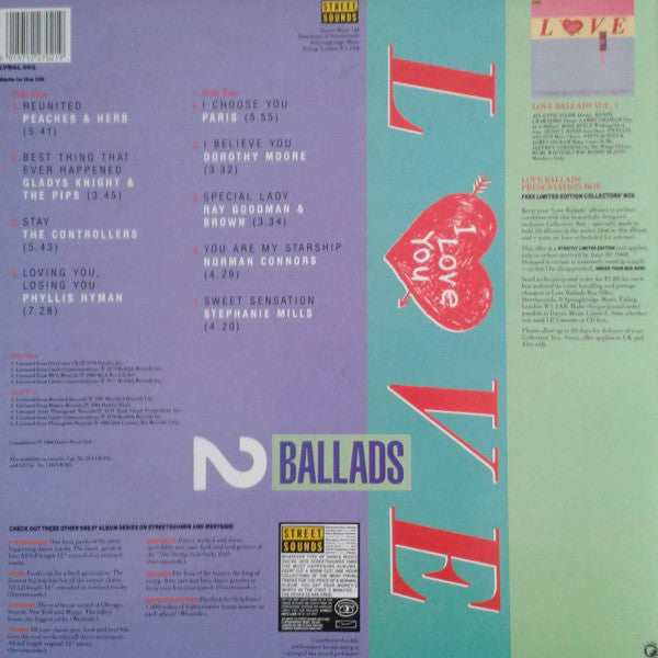 Various : Love Ballads 2 (LP, Comp)