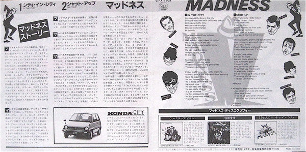 Madness : In The City (7", Single)