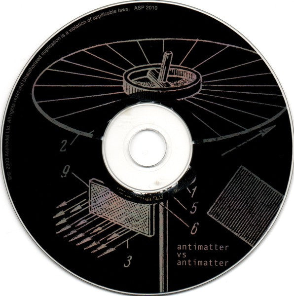 Antimatter : Antimatter Vs Antimatter (CD, Album)