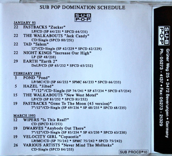 Various : SUP PROCD#10 (CD, Promo, Smplr)