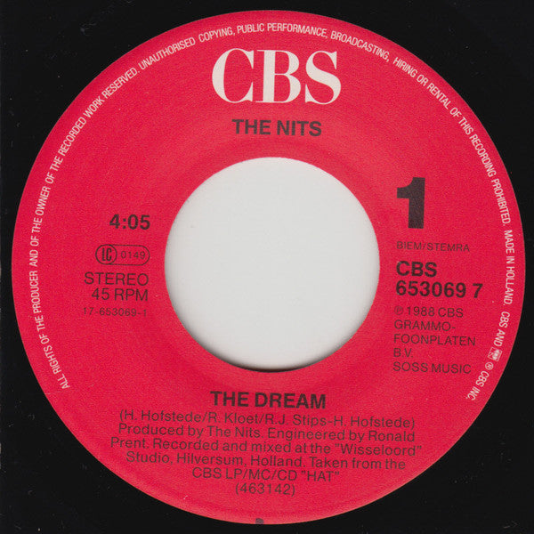 The Nits : The Dream (7", Single)
