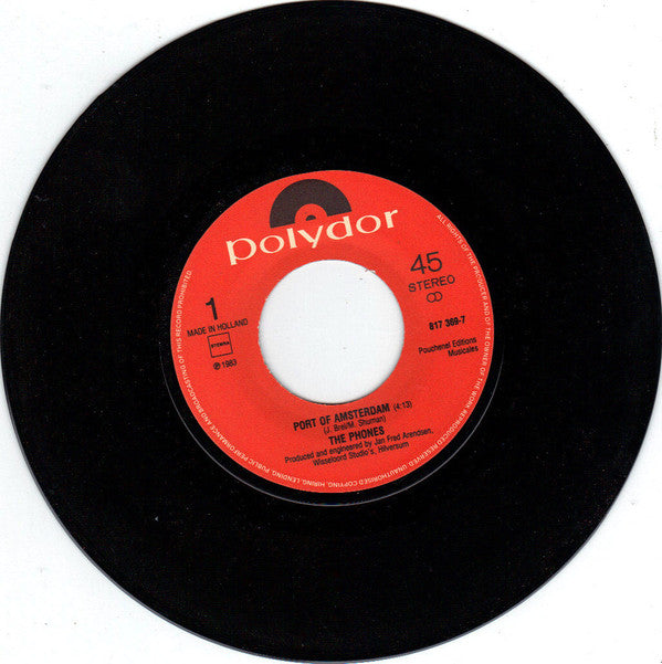 The Phones (3) : Port Of Amsterdam (7", Single)