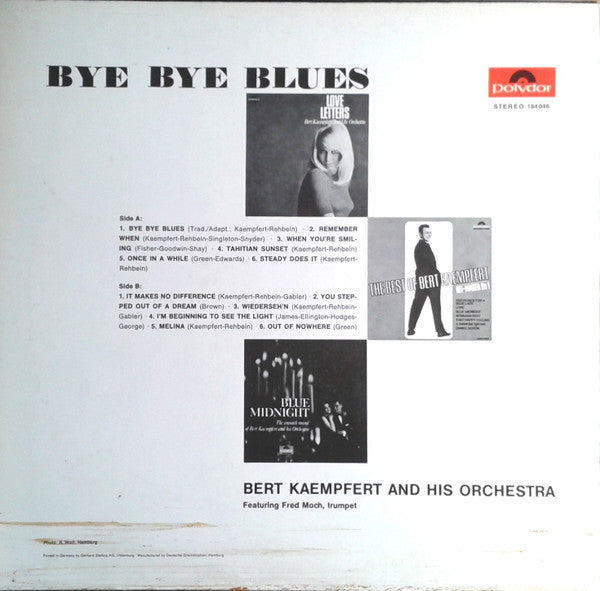 Bert Kaempfert And His Orchestra* : Bye Bye Blues (LP, Album)