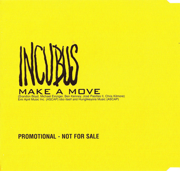 Incubus (2) : Make A Move (CD, Single, Promo)