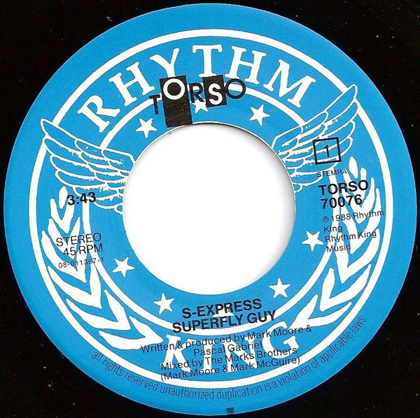 S Express* : Superfly Guy (7")