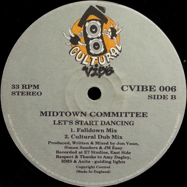 Midtown Committee : Let's Start Dancing (12")