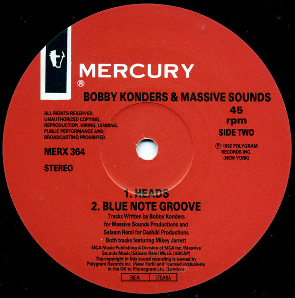 Bobby Konders & Massive Sounds : Mack Daddy (12", Single)