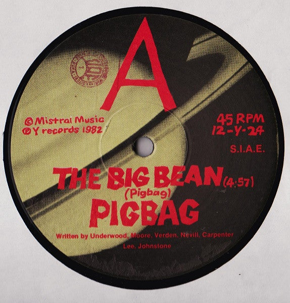 Pigbag : The Big Bean (12")