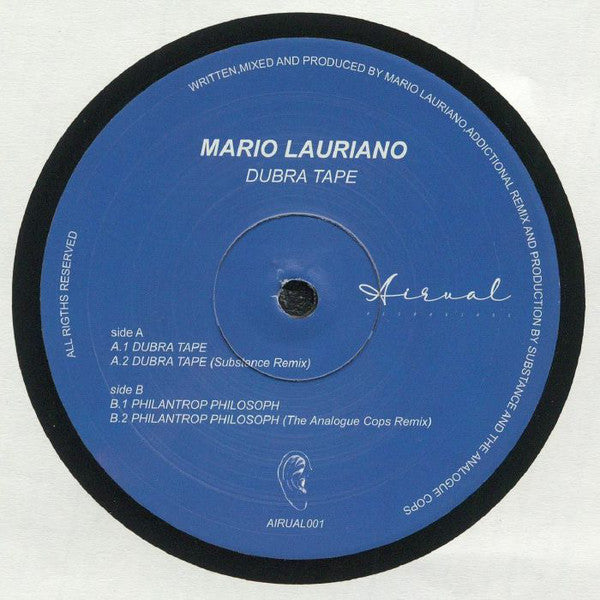 Mario Lauriano : Dubra Tape (12")