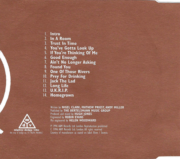 Dodgy : Free Peace Sweet (CD, Album, Promo)