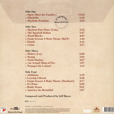 Jeff Russo : Fargo Year 4 (Soundtrack From The MGM / FXP Series)  (LP, Red + LP, Gre + Album, Ltd, Num)