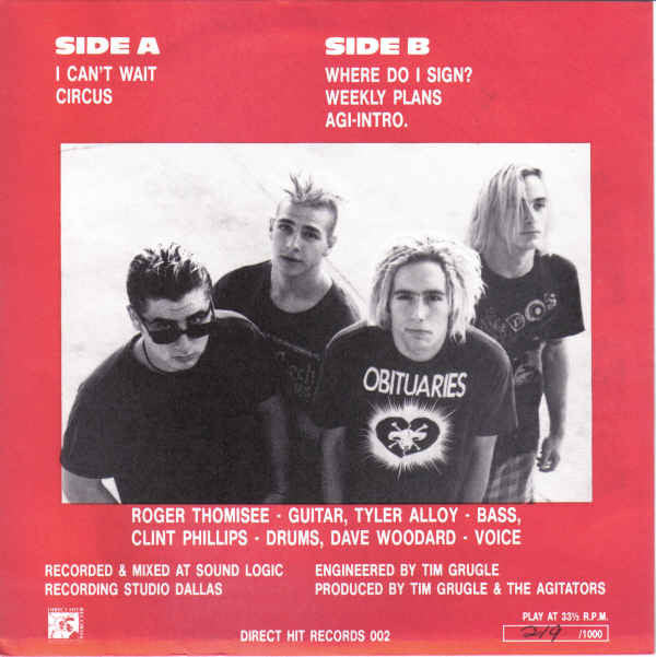 Agitators : No Brakes (7", Pur)