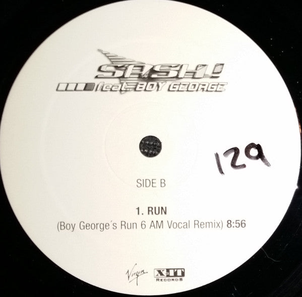 Sash! featuring Boy George : Run (12", Pt.)