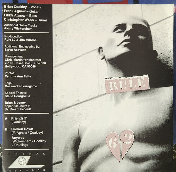 Rule 62 : Friends!? (7")