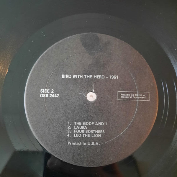 Charlie Parker : Bird With The Herd - 1951 (LP)