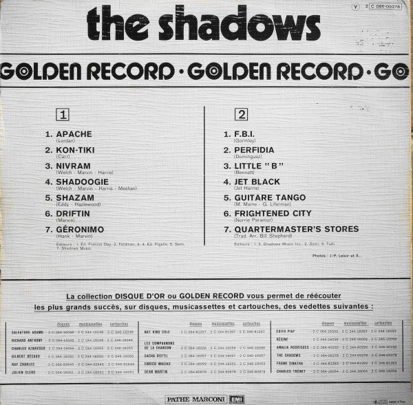 The Shadows : Golden Record (LP, Comp, RE, Gat)