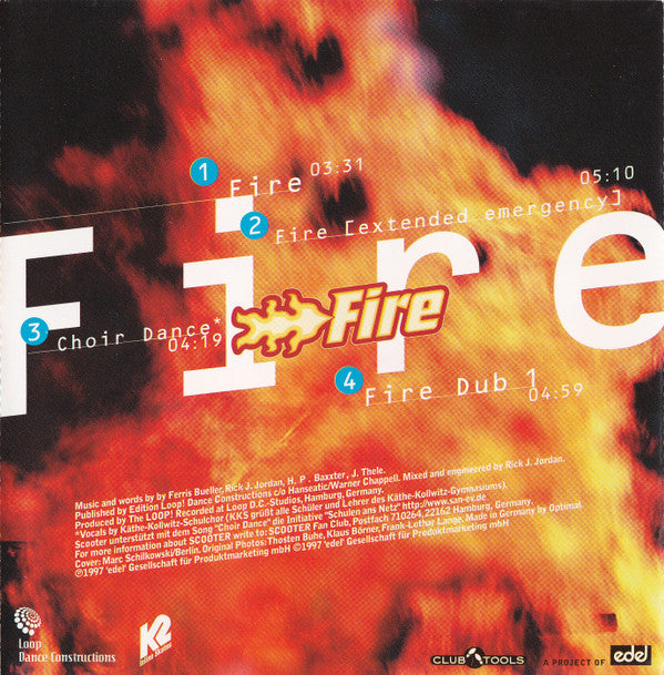 Scooter : Fire (CD, Maxi)
