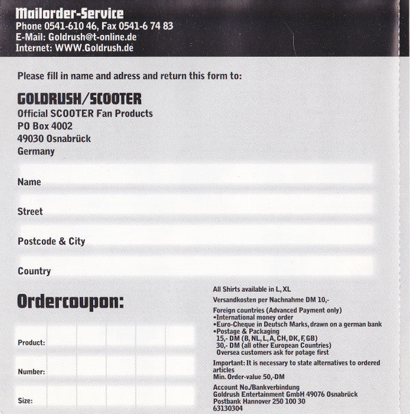 Scooter : Fire (CD, Maxi)