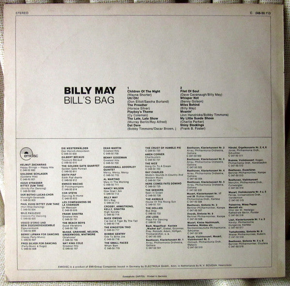 Billy May : Bill's Bag (LP, RE)