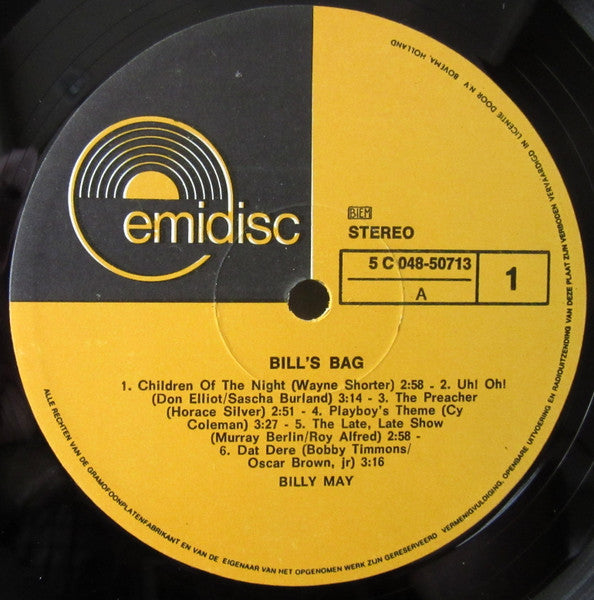 Billy May : Bill's Bag (LP, RE)