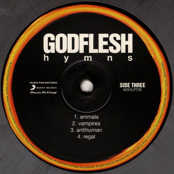 Godflesh : Hymns (2xLP, Album, Ltd, Num, RE, RM, Sil)