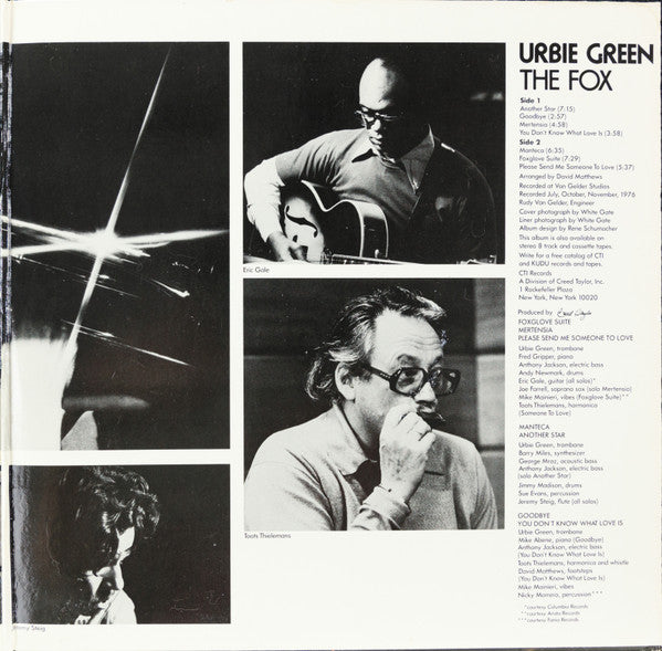 Urbie Green : The Fox (LP, Album)
