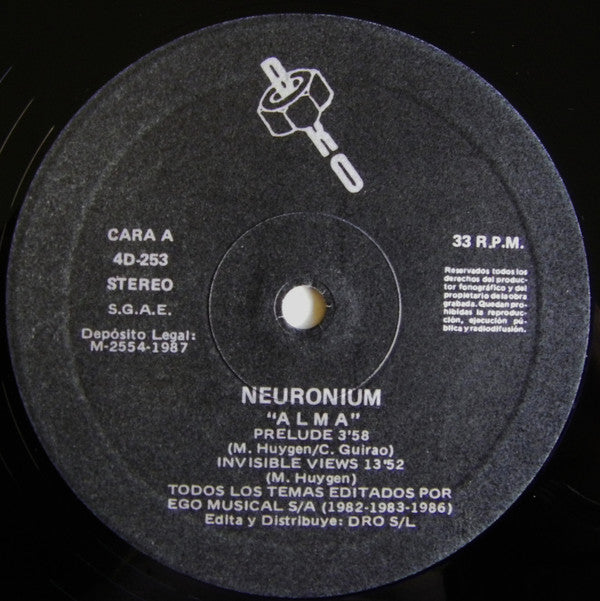 Neuronium : Alma (LP, Album, Comp)
