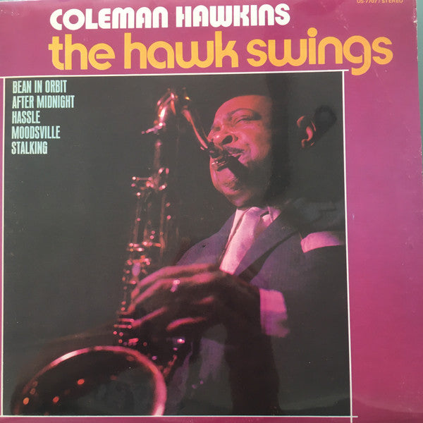 Coleman Hawkins : The Hawk Swings (LP, Album, Mono)