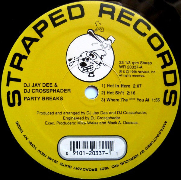 DJ Jay Dee & DJ Crossphader : Party Breaks (12")