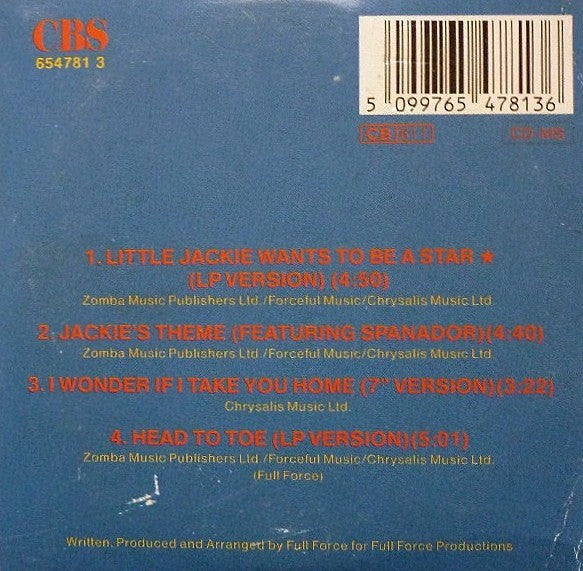 Lisa Lisa & Cult Jam : Little Jackie Wants To Be A Star (CD, Mini, Maxi)