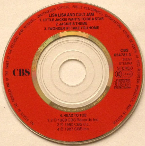 Lisa Lisa & Cult Jam : Little Jackie Wants To Be A Star (CD, Mini, Maxi)
