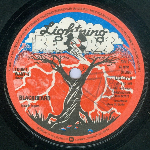 Blackbeard (2) : Don't Let This Good Thing Go Bad (7")