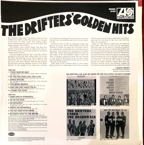 The Drifters : The Drifters' Golden Hits (LP, Comp, Mono, RE)