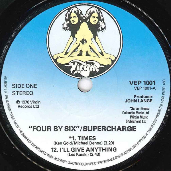 Supercharge (2) : Four X Six (7", EP)