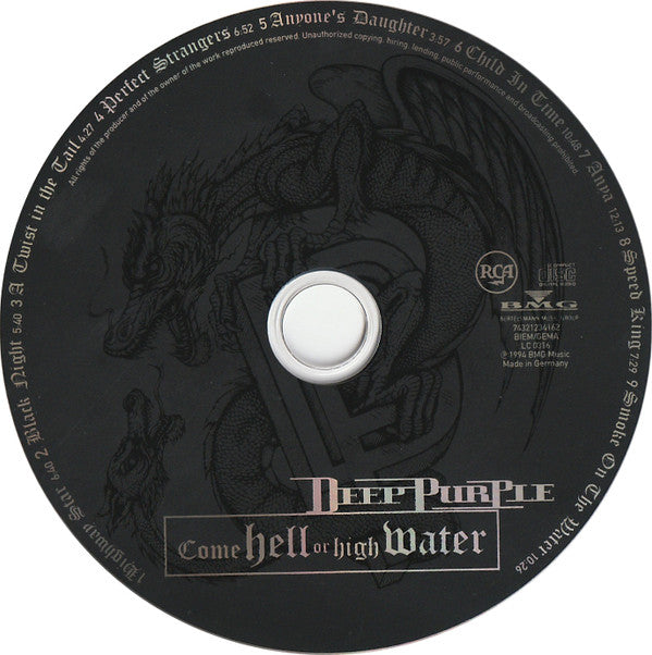 Deep Purple : Come Hell Or High Water (CD, Album, RE, RP)