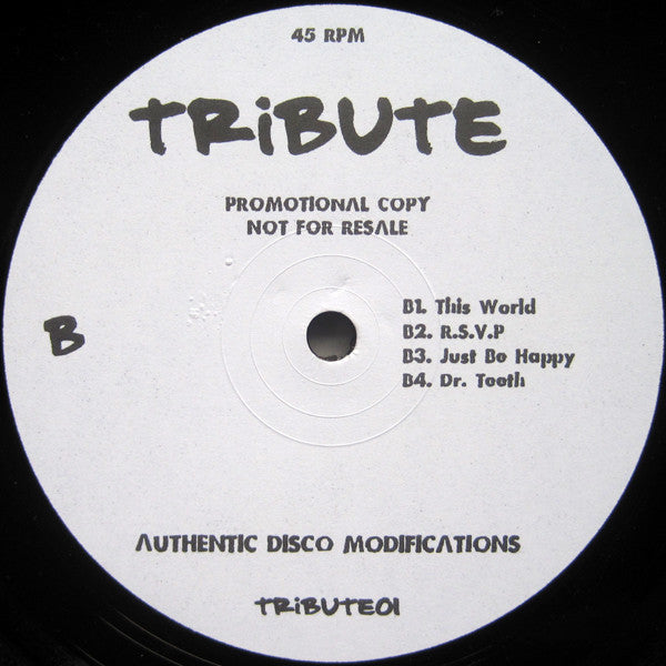 Tribute (11) : I Wonder E.P. (12", EP, Promo, W/Lbl)