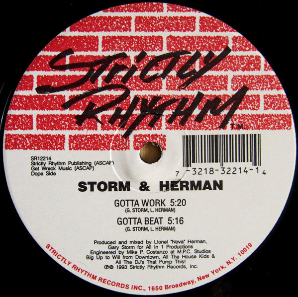 Storm & Herman : Freak You Down (12")