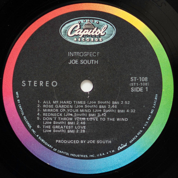 Joe South : Introspect (LP, Album, Jac)