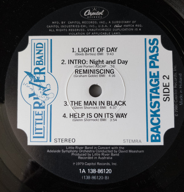 Little River Band : Backstage Pass (2xLP)