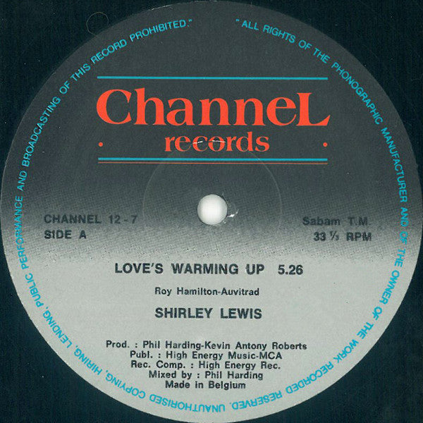 Shirley Lewis (2) : Love's Warming Up (12")
