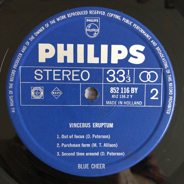 Blue Cheer : Vincebus Eruptum (LP, Album)