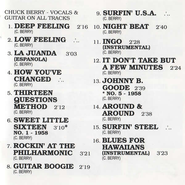 Chuck Berry : Sweet Little Sixteen (CD, Comp, RM)